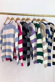 Sweater Calado Rayas - 