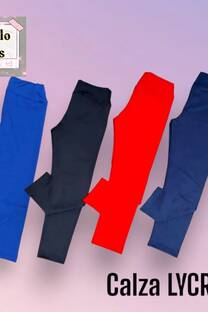 Calzas lycra -venta por curva siete prendas - 