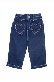 PANTALÓN DE JEAN ELASTIZADO BOLSILLO CORAZON - 