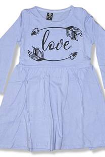 Vestido nena ml FLECHAS LOVE  - 