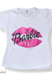 Remera nena mc c aplique brillo BARBIE - 