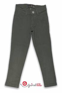 Pantalon  nena chupin elastizado gabardina color - 