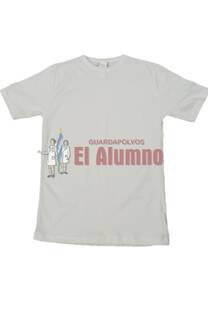 Remera Blanca Colegial Adulto - Jersey