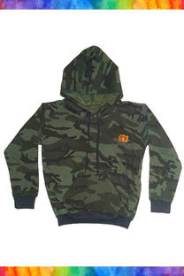 BUZO CANGURO FRISADO CAMUFLADO - 