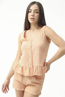 Musculosa Baby Cotton Con Botones - 