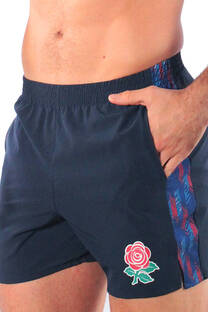 Short Deportivo England con Bolsillos Lateral Tramado - 