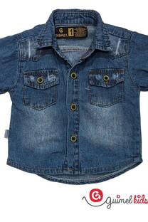 Camisa bb jean mc C roturitas - 