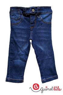 jean mini bebes unisex azul int c/bigotes - 