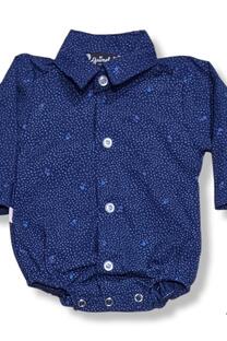 Body camisa ml poplin estampado Body camisa ml poplin estampado