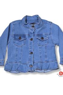 Campera beba jean elast c volados clarita - 