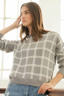 Sweater de bremer grueso cuadrille - 