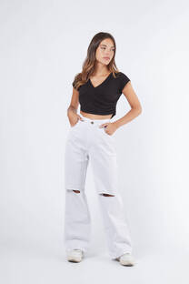 WIDE LEG Blanco + Tajos (Art. 338/6) &amp;quot;TREND&amp;quot; - 