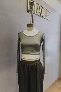 REMERA CROP M/L MORLEY - 