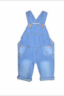 PAYASÍN DE BEBE EN JEAN LIVIANO UNISEX - 