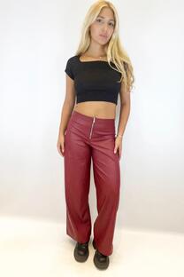 Pantalon Cierre Metal PU - Pantalon Cierre Metal PU -