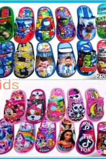 Pantufla personajes-venta 12 pares  - 