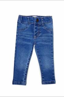 PANTALON BEBE JEAN ELASTIZADO - 