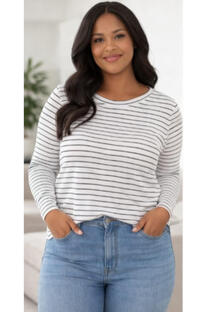 Camiseta rayada modal soft - Camiseta rayada modal soft -