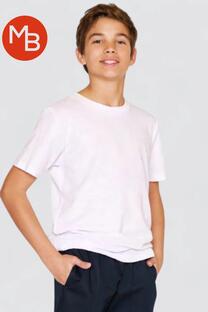 Remera escolar lisa juvenil - 