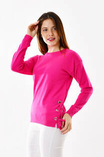 Sweater Con Argolla En La Cintura - 