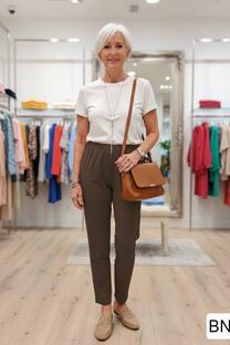 Pantalón Liso de [ITY - Modal con Seda] Art. 900 - 