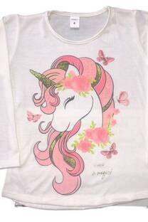 Remera unicornio manga larga  - 