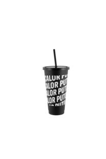 Vaso con sorbete estampado XL - Vaso con sorbete estampado XL -