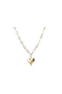 Choker cadena y dije dorado CORAZON - 