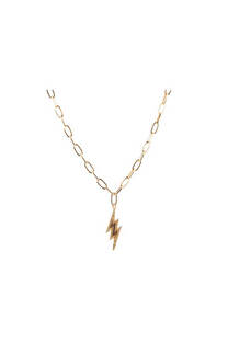 Choker cadena y dije dorado - 