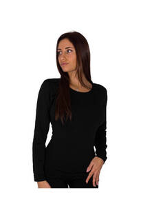 Camisa térmica de dama negra - 
