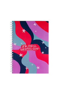 Cuaderno tapa blanda estampada - 