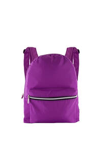 Mochila satinada con bolsillo - 