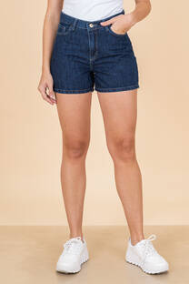 Short Jeans Mom Fit liso - 