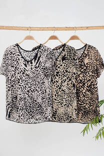 REMERA ANIMAL PUÑO - CHEETAH