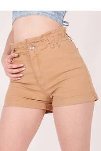 Short elastizado beige - 