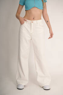 PANTALON BLANCO RECTO - 