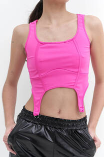 Top de Lycra con argollas - 