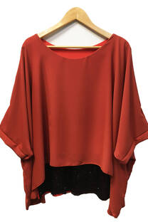 Poncho Gasa Faja Lentejuelas  - 