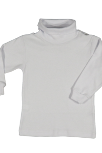 POLERA DE INTERLOCK BLANCA - COLEGIAL - 