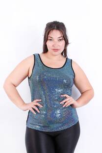 Musculosa lentejuela transfer - 