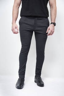 Pantalon chino satinado de gabardina  - 