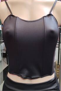 corset  engomado con bretel - 