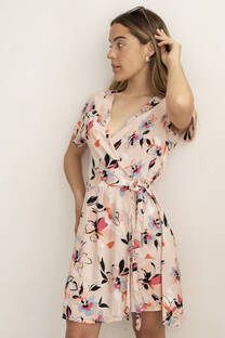 Vestido Cruzado Poplin Estampado ERIN - 