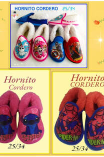 Pantufla personaje corderito- venta por docena  - 