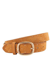 Imagen de Cinturón de gamuza con tachas doradas importado (300400105) - Pupe moda Cinturón de gamuza con tachas doradas importado (300400105) - Pupe moda