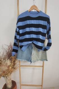 SWEATER RAYADO MORLEY TRENZADO - 