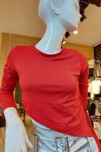 Remera Modal Irregular Regulable - 