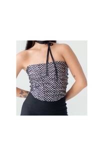 corset  lentejuelas  con cordon - 