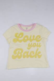 Remera Recta LOVE YOU BACK Nena - 