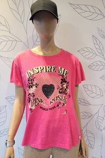 Remera Batik Pink Rose - 